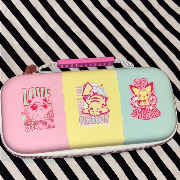 Nintendo | Other | Pokemon Pink And Yellow Switch Lite Case | Poshmark